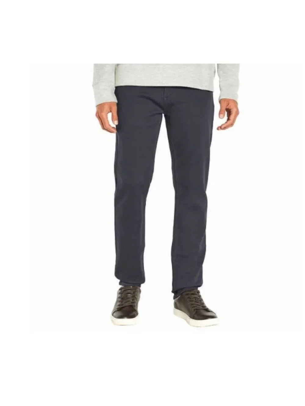 Banana Republic Slim Fit Men's 40x30 Gray Chino Pants Casual 5-Pocket Style